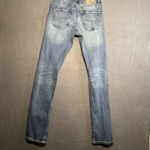 BKE Jeans Mens Size 30x36 Jake Straight Western Cowboy Rodeo Faded Whiskered